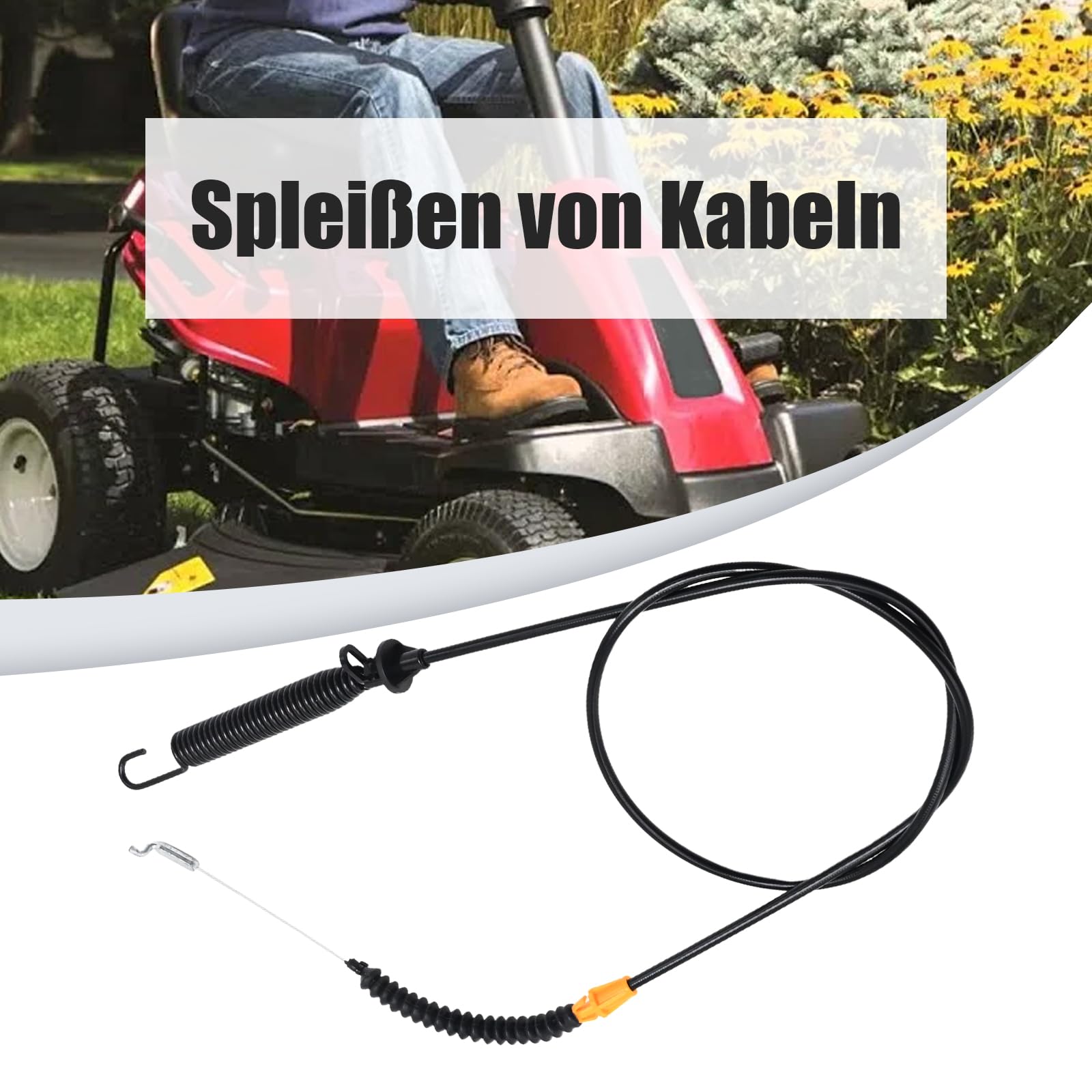Hoypeyfiy 746-04173 Deck-Verbindungskabel, Ersatz für Cub Cadet Ersatz für MTD Ersatz für Troy-Bilt Rasentraktor-Modelle, Ersetzt 746-04173A 946-04173A