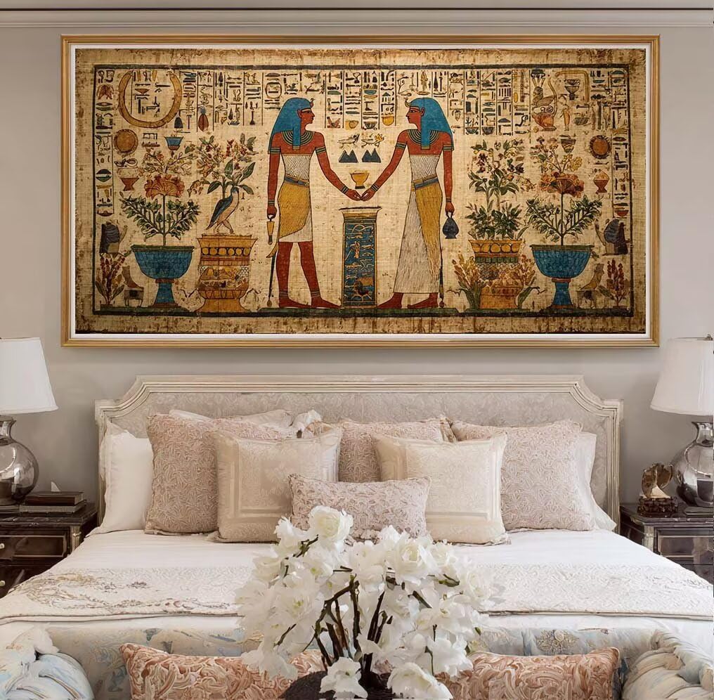 Diamond Painting Kits for Adults, 5D Diamond Art Egypt 60x120cm, DIY Large Retro Dimond Art kits Adults, Full Drill Crystal Rhinestone Embroidery Canvas Gem Art Craft for Home Wall Decor (DP363)