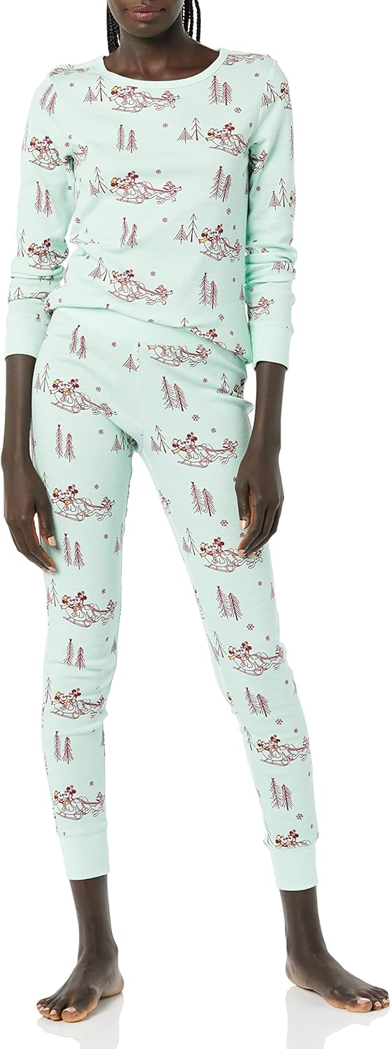 Amazon Essentials Disney | Marvel | Star Wars Women's Snug-Fit Cotton Pajama Sleepwear Sets - Image 4