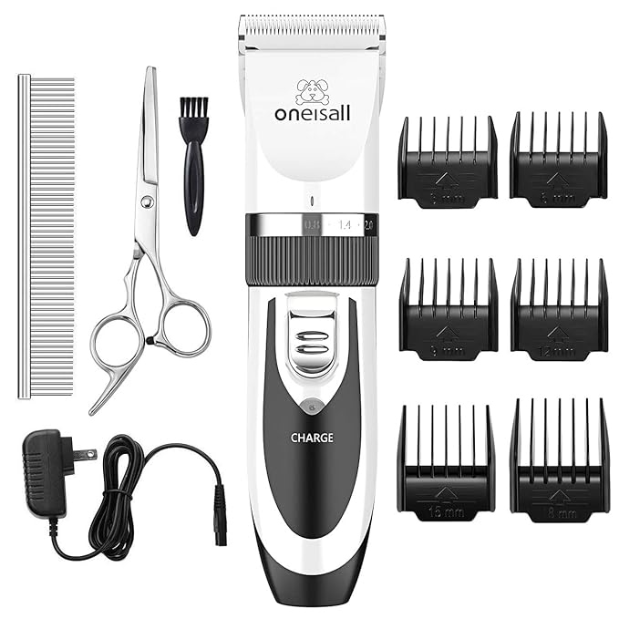 oneisall Dog Shaver Clippers Low Noise Rechargeable