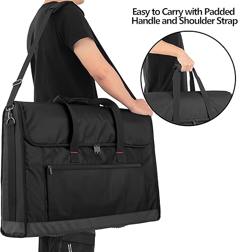 Miniatura 5 de Trunab Estuche de transporte para monitor de 24 a 27 pulgadas, bolsa de viaje acolchada con capacidad para hasta 2 pantallas LCDtelevisores, no
