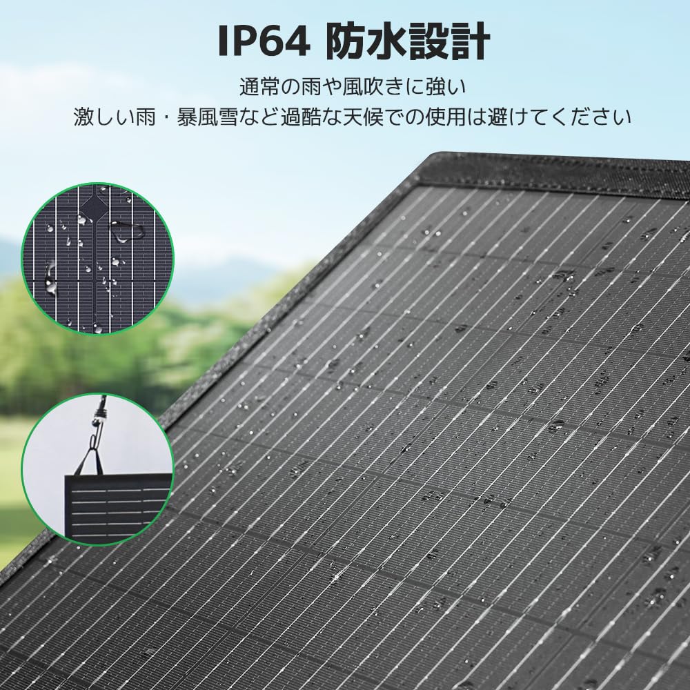 【2024新登場強化版】LVYUAN300W ソーラーパネル ポータブル電源用 2024新登場強化版】LVYUAN300W ソーラーパネル ポータブル電源用