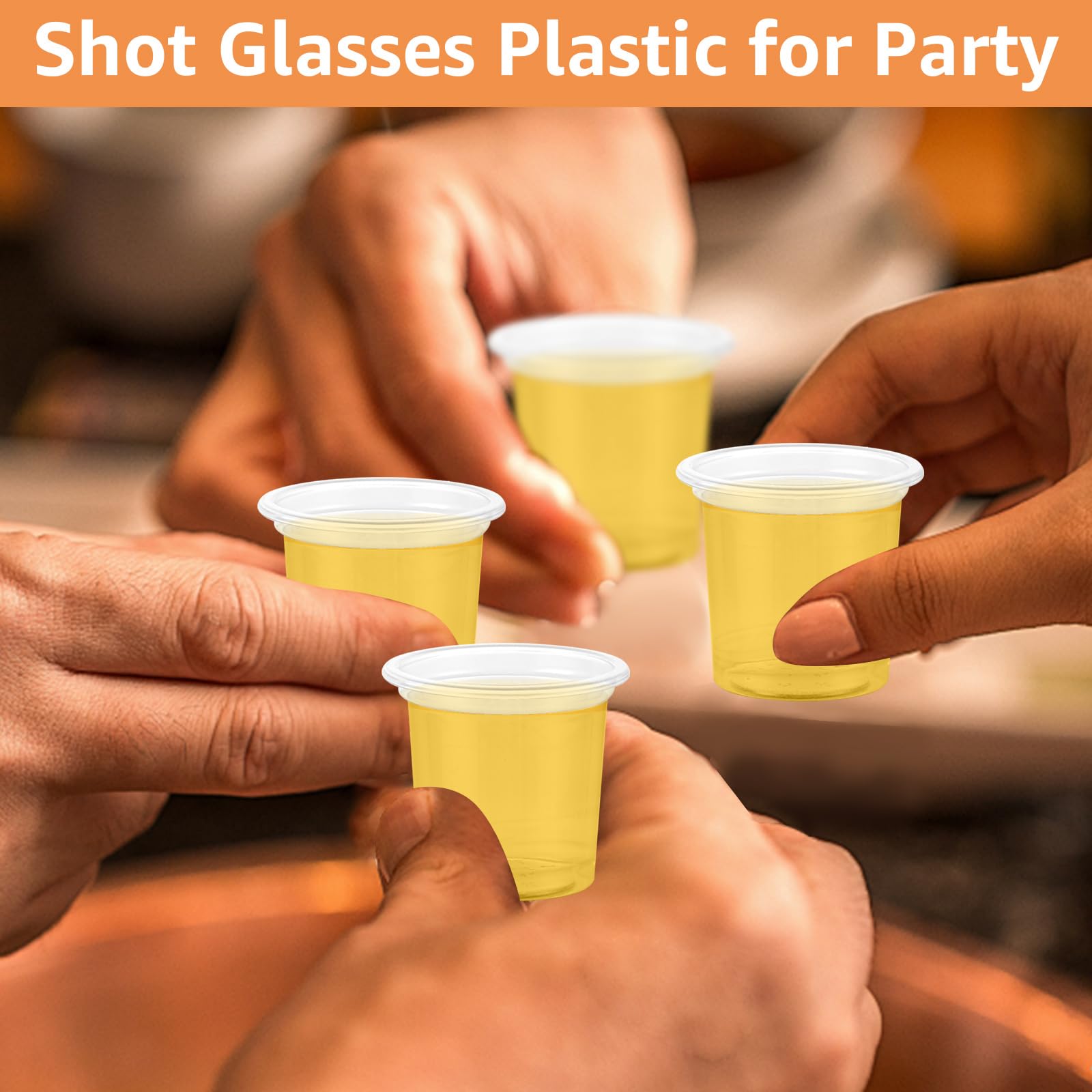 SEUNMUK 300 Pack 2oz Plastic Shot glazen, Kleine wegwerp Plastic Shot glazen, Mini Clear Plastic Cups voor Whisky, Jello, Drank, Proeven, Saus, Dips, Monsters SEUNMUK 300 Pack 2oz Plastic Shot glazen, Kleine wegwerp Plastic Shot glazen, Mini Clear Plastic Cups voor Whisky, Jello, Drank, Proeven, Saus, Dips, Monsters