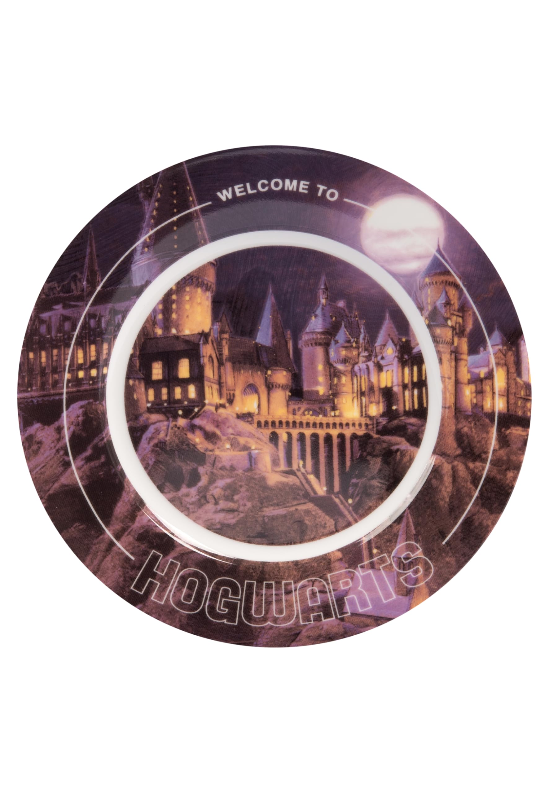 United Labels Harry Potter zestaw śniadaniowy dla dzieci, z motywem Hogwartu, 3-częściowy zestaw naczyń porcelanowych, z talerzami, miską i filiżanką, nadaje się do mycia w zmywarce i używania w