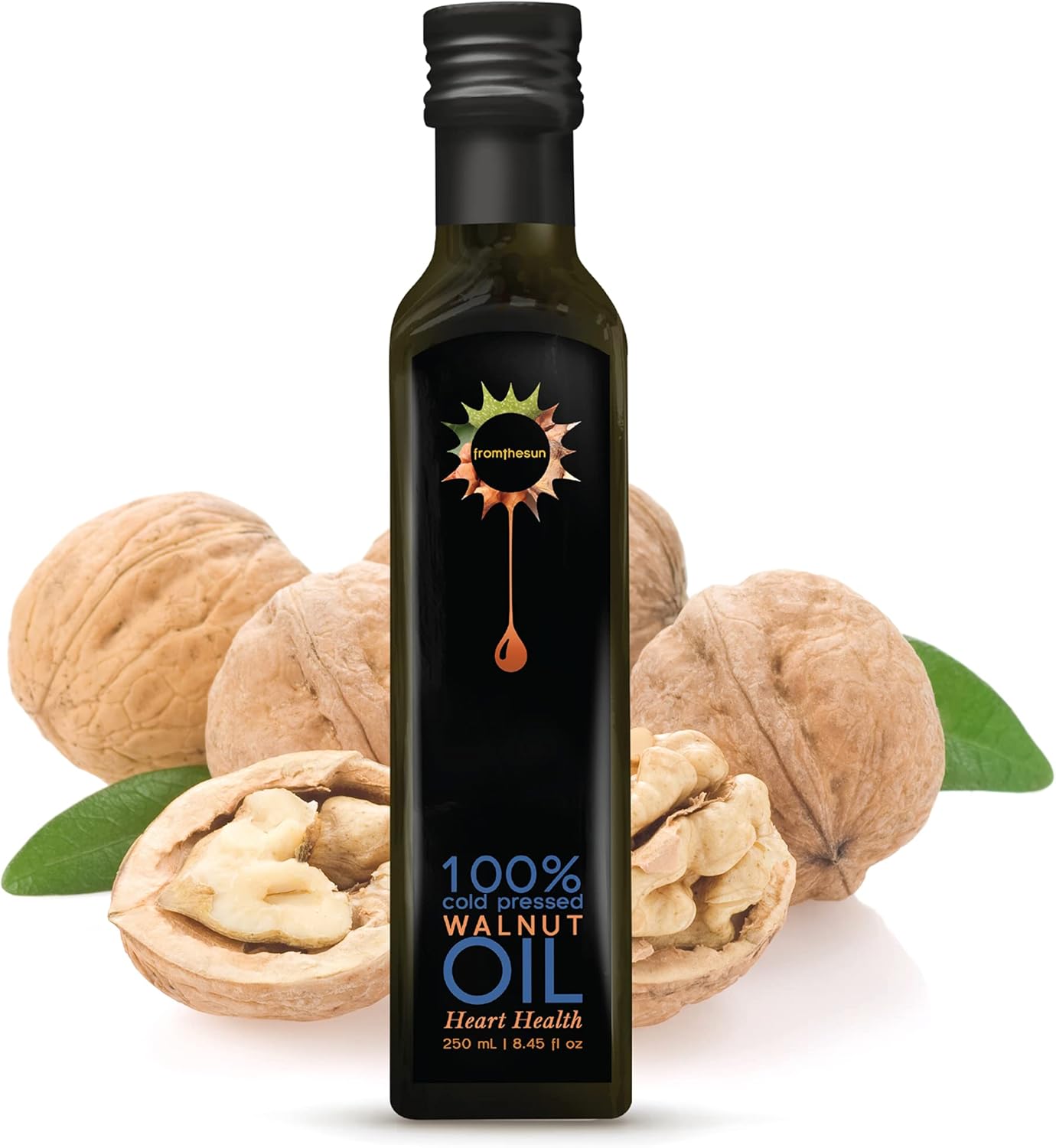 Walnut Oil Cold Pressed Unrefined Raw 100 Natural 8.45 fl oz / 250 ml
