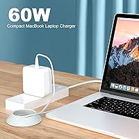 Vista 5 de 60W Power Adapter Compatible with Mac Book Pro Charger A1278 A1344 for Mac Book Pro 13 Inch（Before Mid 2012） Portable Charging Cord