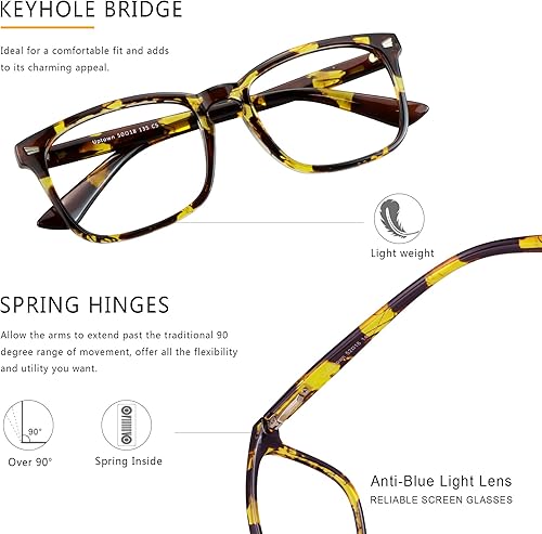 Miniatura 2 de Vintage Square Progressive Multifocal Presbyopic Glasses, Photochromic Gray Sunglasses for Men Women Readers