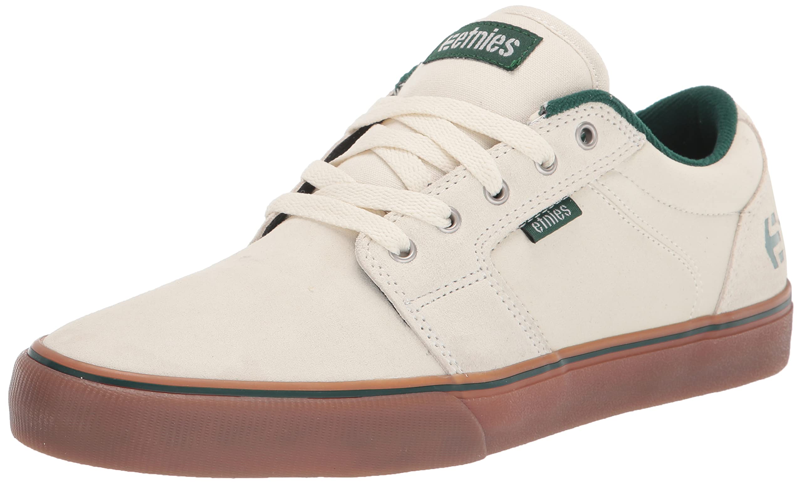 Etnies Barge LS – Classic Skate Look, Slim Vulcanized Silhoutte, Hefty Armored Collar, Reinforced Vulc
