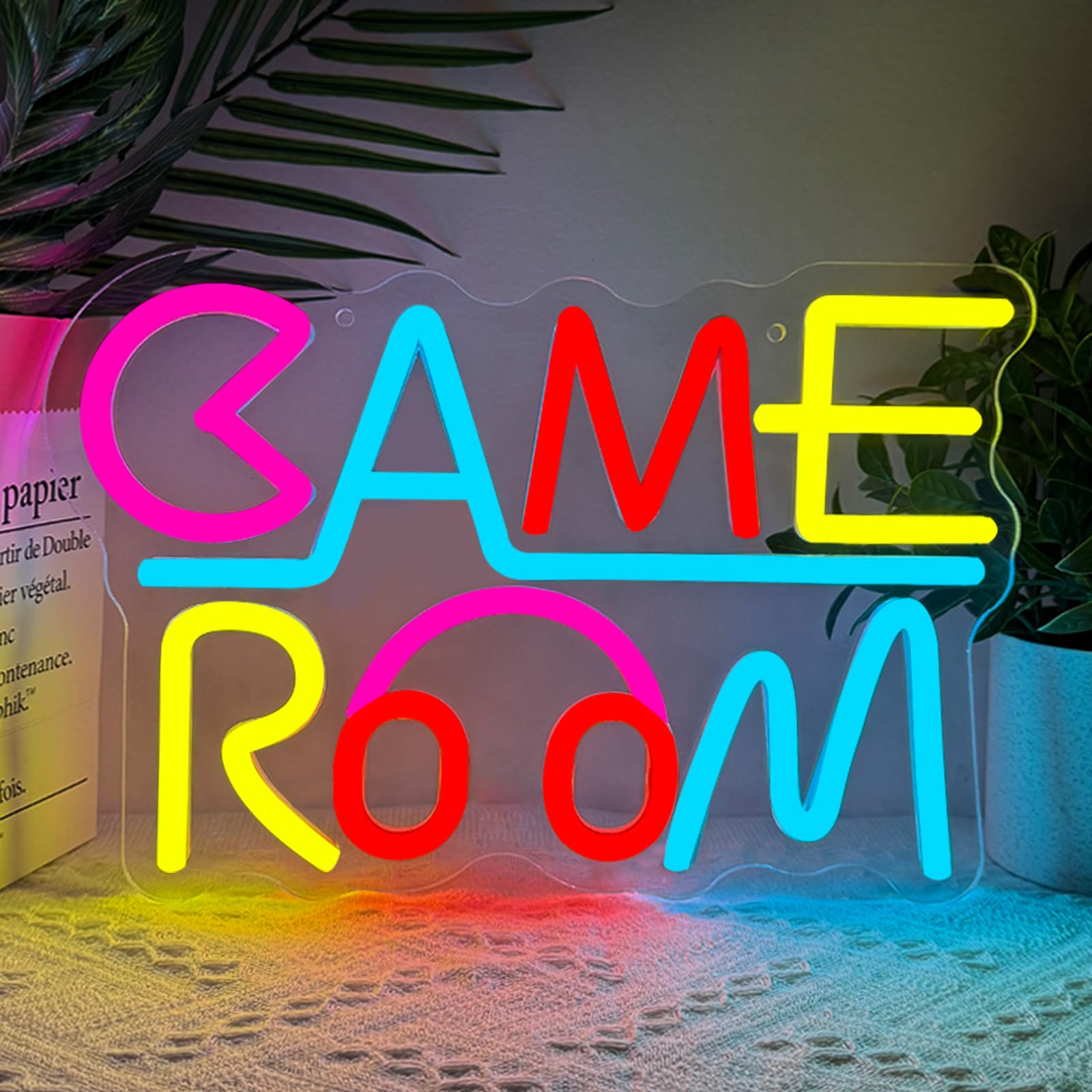 Game Room Neon Sign Led Neon Light Arcade Retro Gaming Neon Signs for Wall Decoration for Children's Room Home Game Room Man Cave Decoration Present for Teens, Friends, Boys Gift — image 1