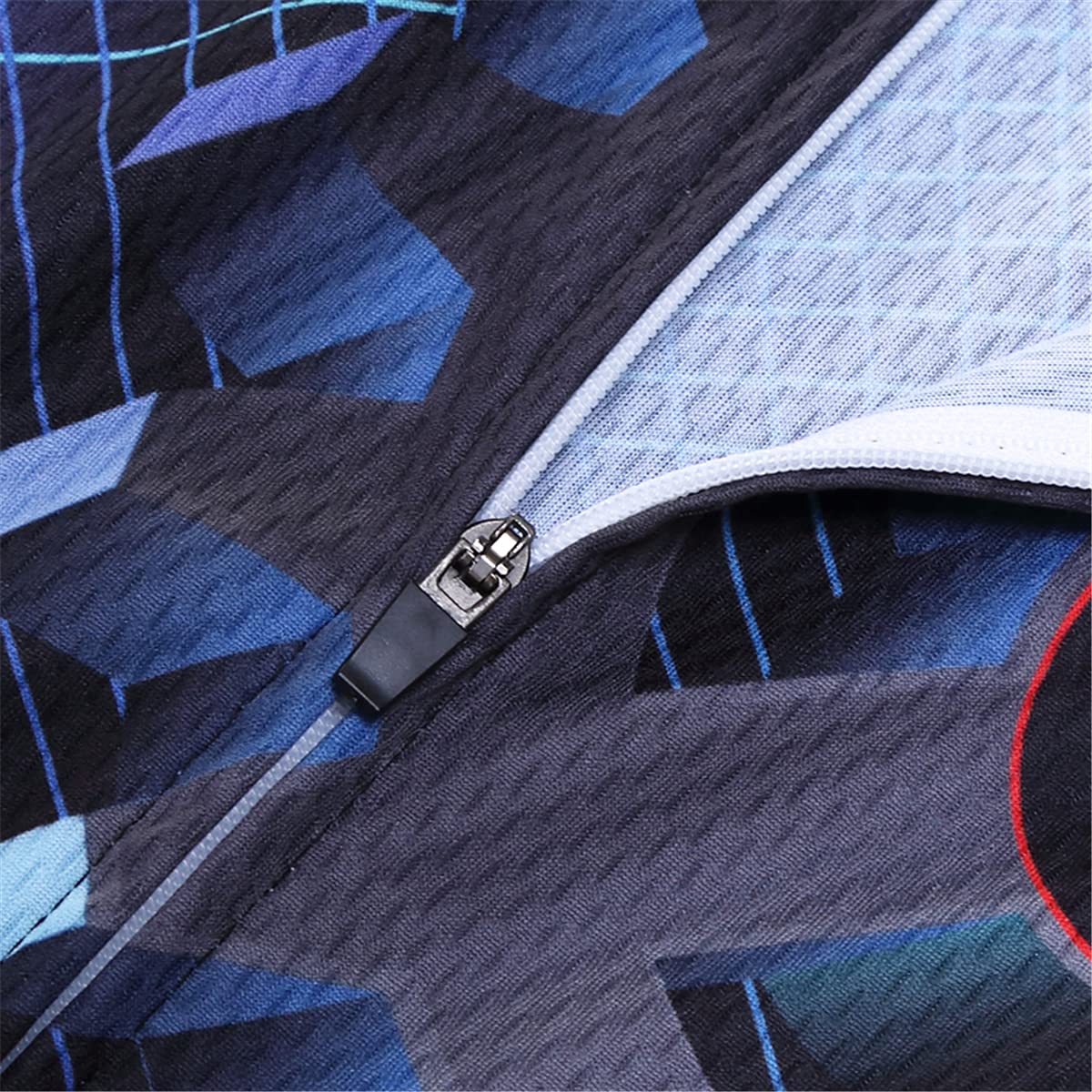 Hotlion Herren-Fahrradtrikot-Set, Sommer, kurzärmelig, atmungsaktiv, für Herren
