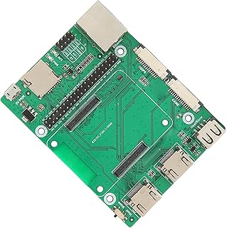 Dpofirs Multi Interface IO Board, Mini IO Expansion Board For RPi CM4 Compute Module 4 Motherboard, Compute Module IO Board For RPi, USB2.0 Micro Memory Card Slot