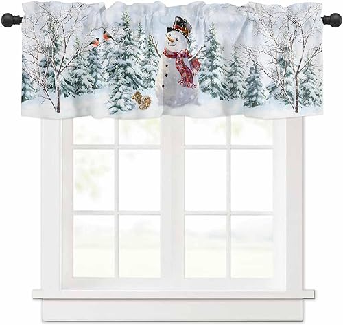 Miniatura 94 de Juego de cortinas semitransparentes con bolsillo para barra, cenefa y niveles de 36 pulgadas de largo, cortinas de arte abstracto de sol y arco