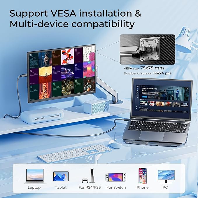 Monitor Extensor 16.1 FHD IPS miniatura 9