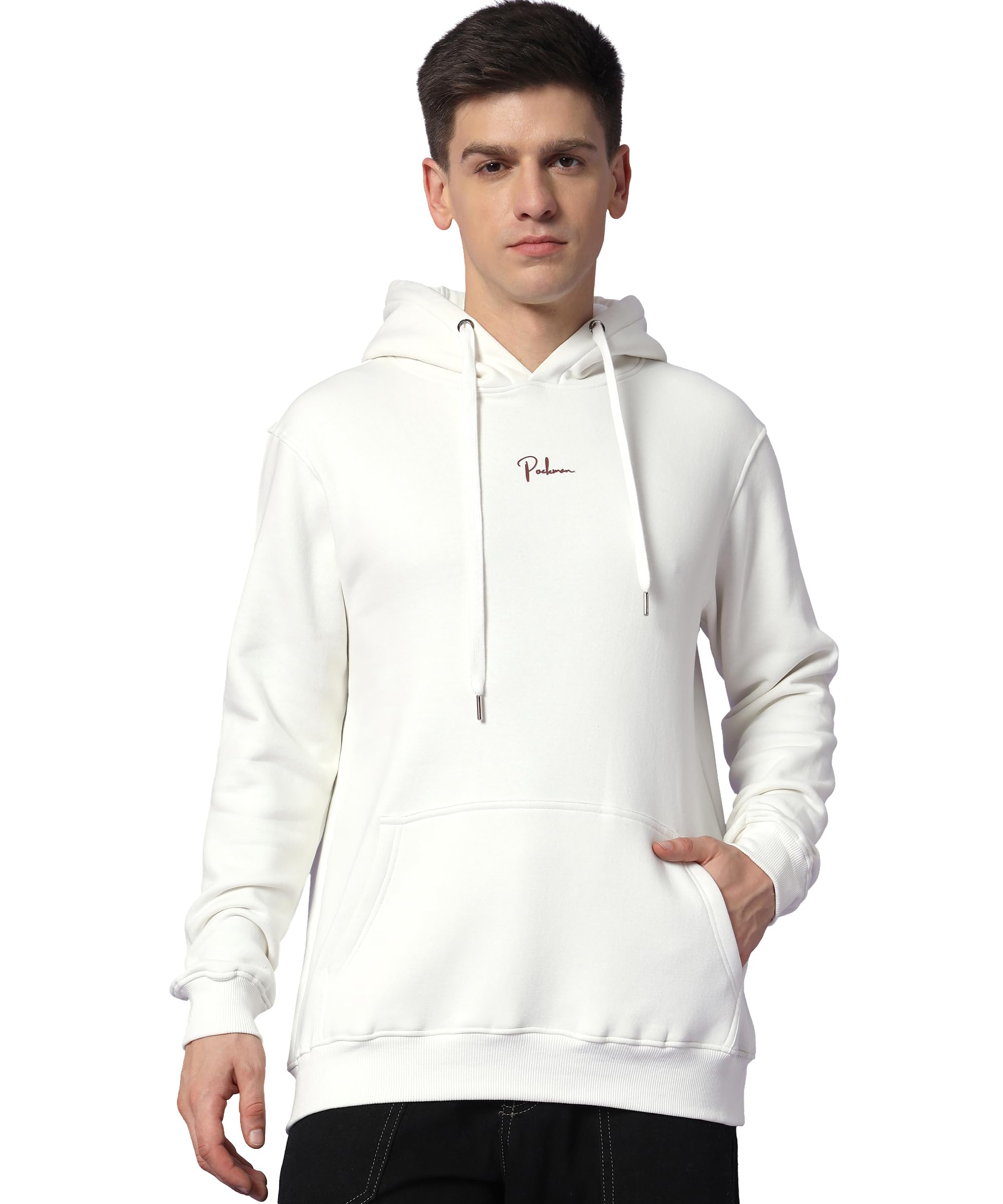 Men Regular Fit Cotton Fleece Hoodies-image-26