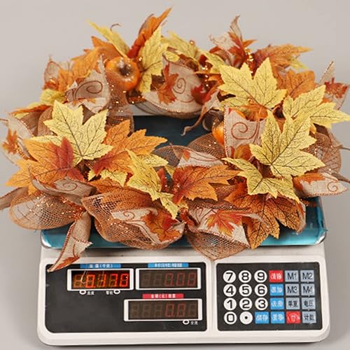 Vista 34 de Ochine Guirnalda decorativa de lágrima artificial para Acción de Gracias, otoño, Halloween