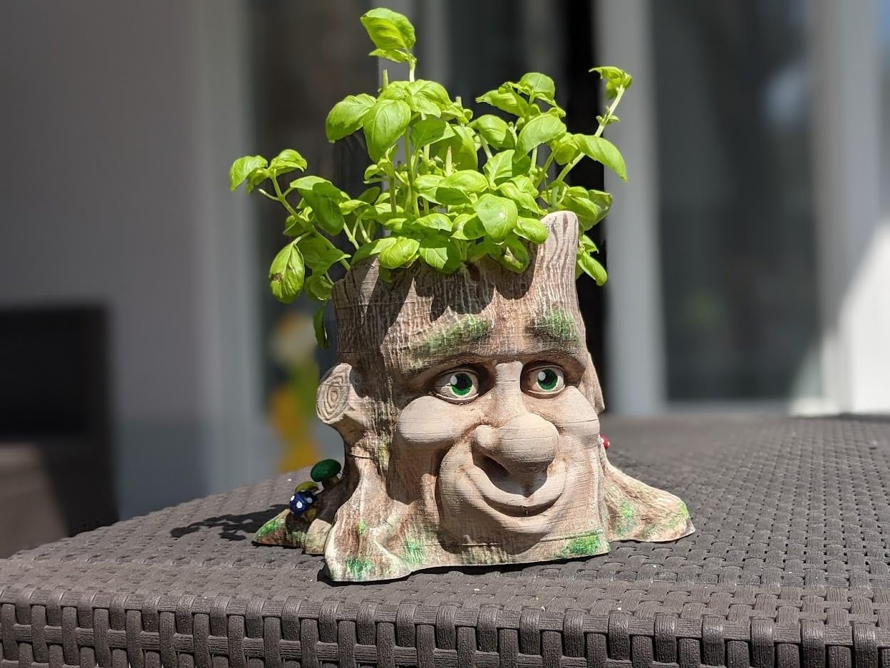 Wishbot Smile Face Planter Pot for Indoor and Outdoor Plants, Creative Garden Decor Pot Trending Flower Pot (B0D2Y89HQS) Amazon Price History, Amazon Price Tracker