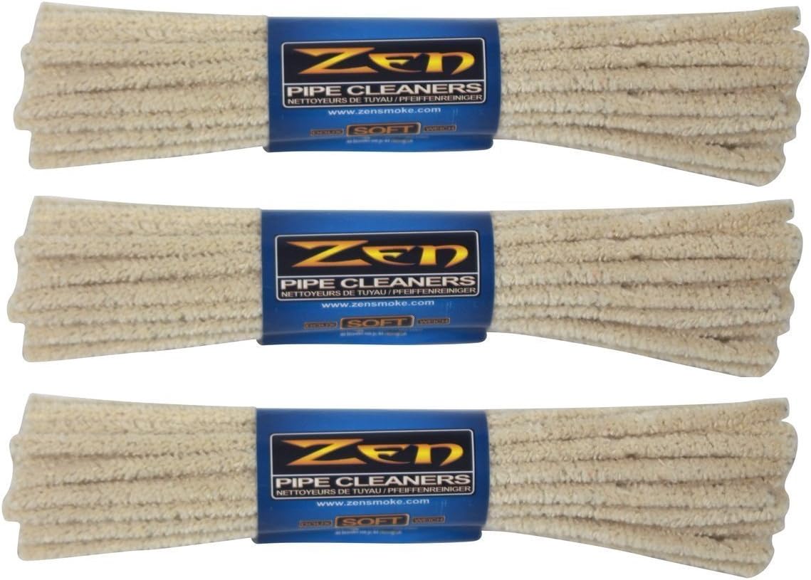 Zen 3 Bundles Pipe Cleaners, Soft, 132 Count 3-Pack