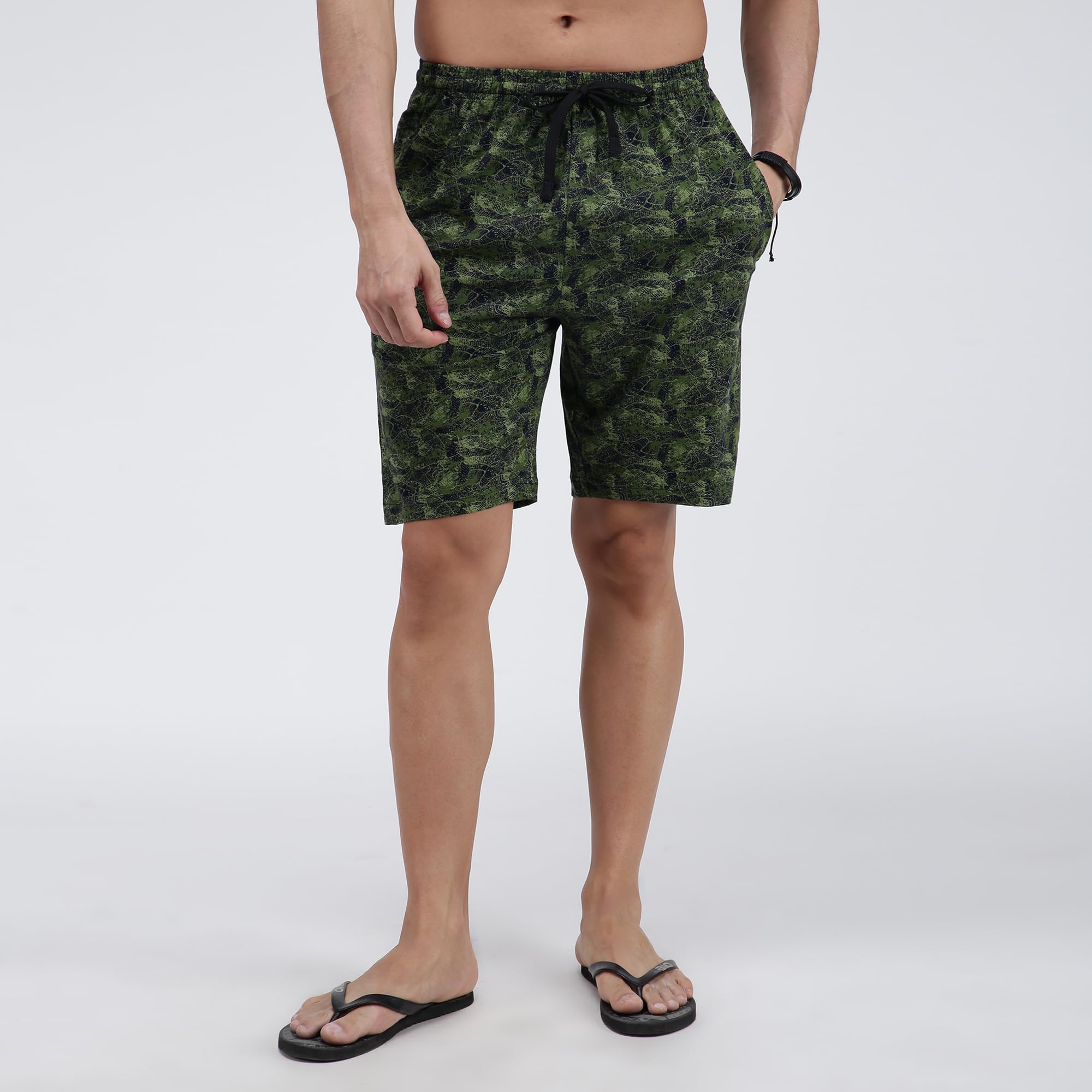 Comfy Men Cotton Regular Print Bermuda Zipper (Colour and Print May Vary) - Image 4 thumbnail