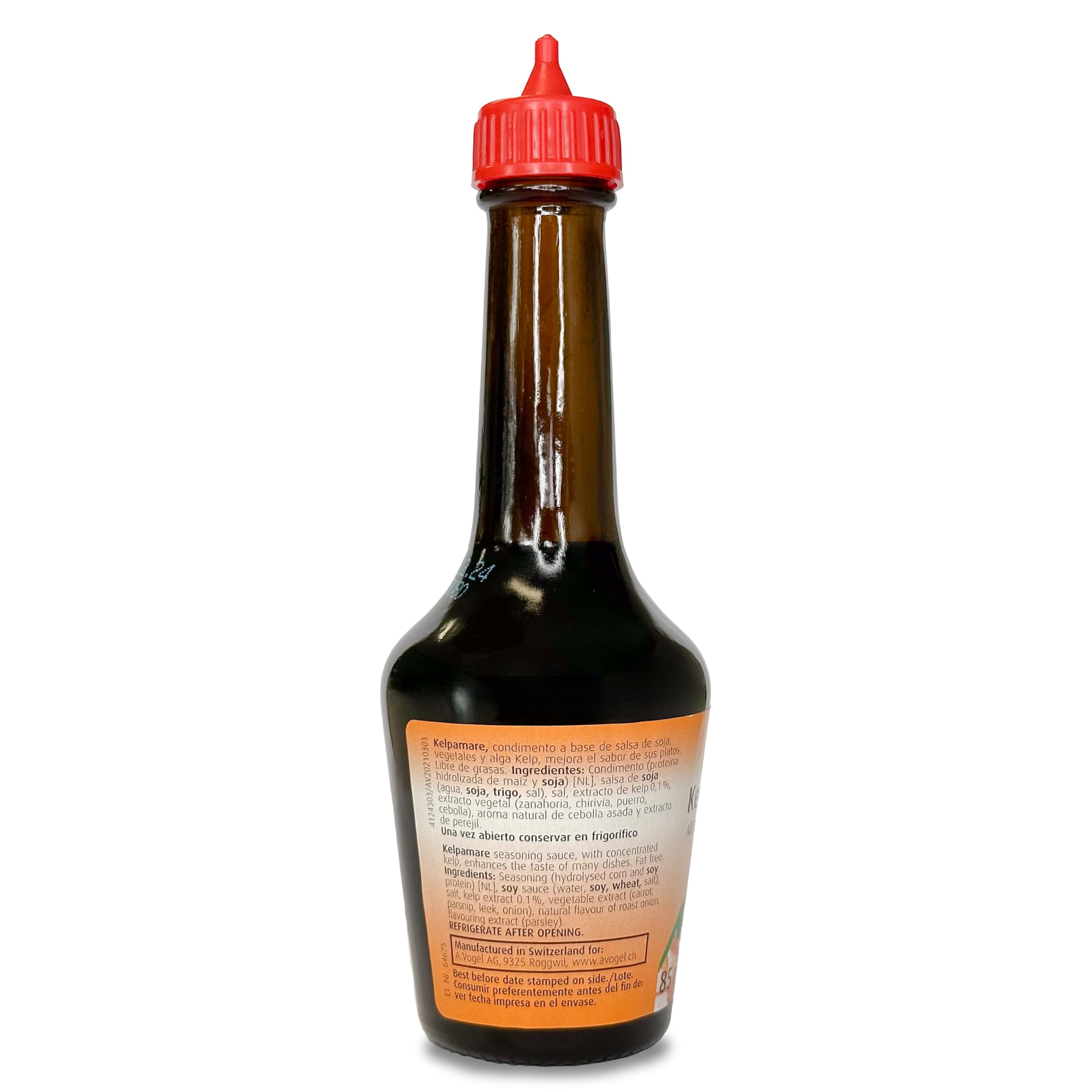 A.Vogel Kelpamare Salsa de Soja con Vegetales y Alga Kelp Condimento Natural Suizo 85 ml
