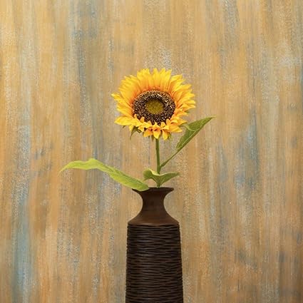 Home Centre Artificial Garden Sunflower (Yellow, 1 Piece)
