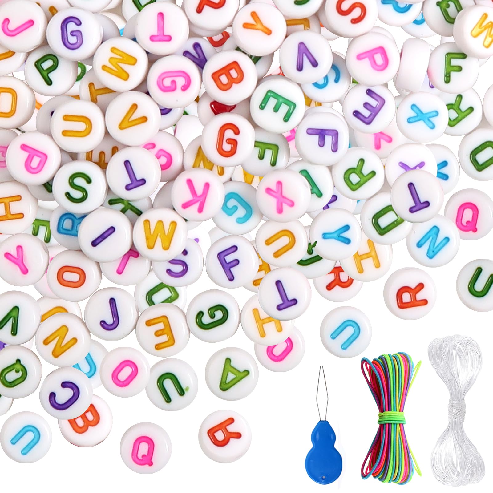 Alfabet kralen per letter voor het maken van naam sieraden