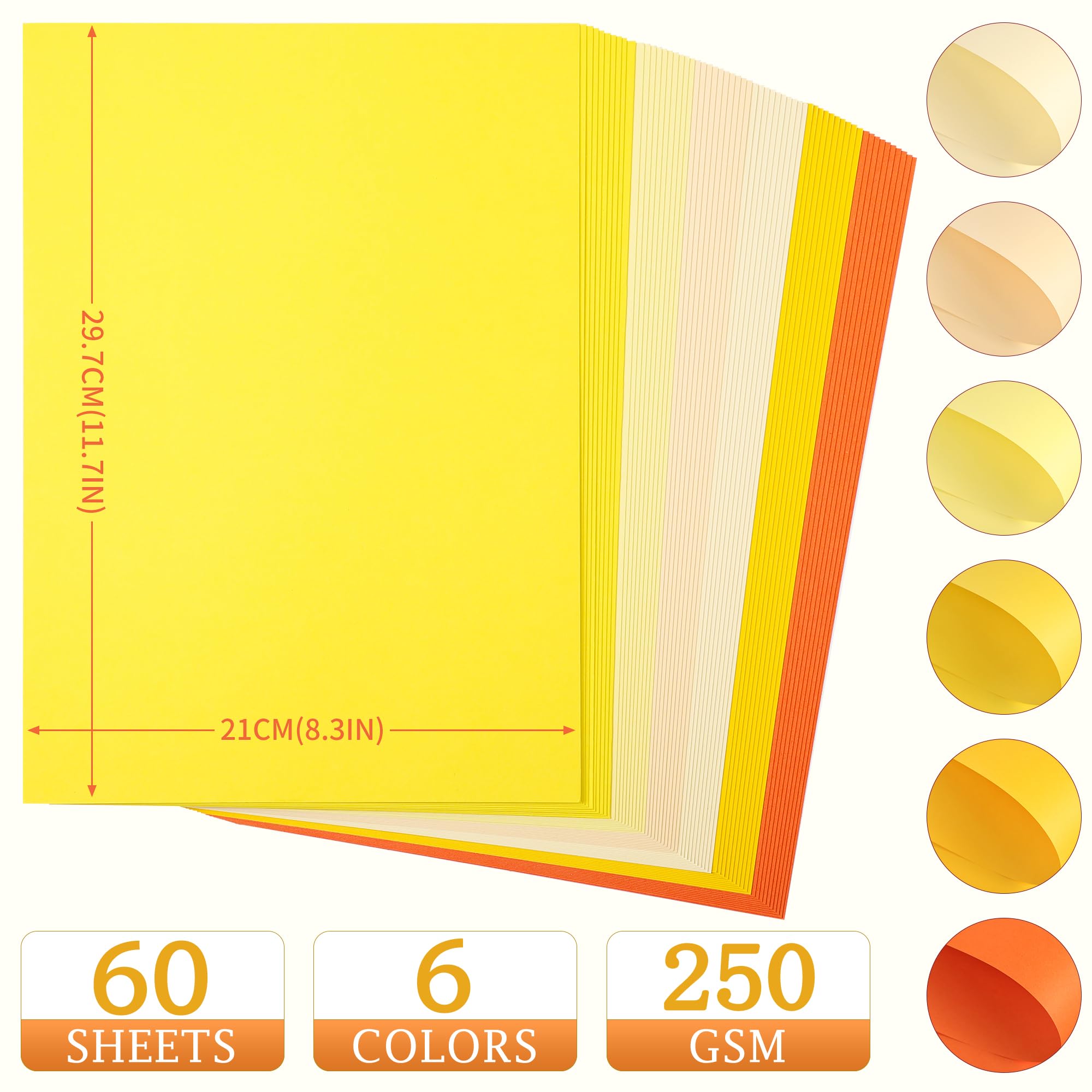 Yellow Tones Cardstock - Image 2