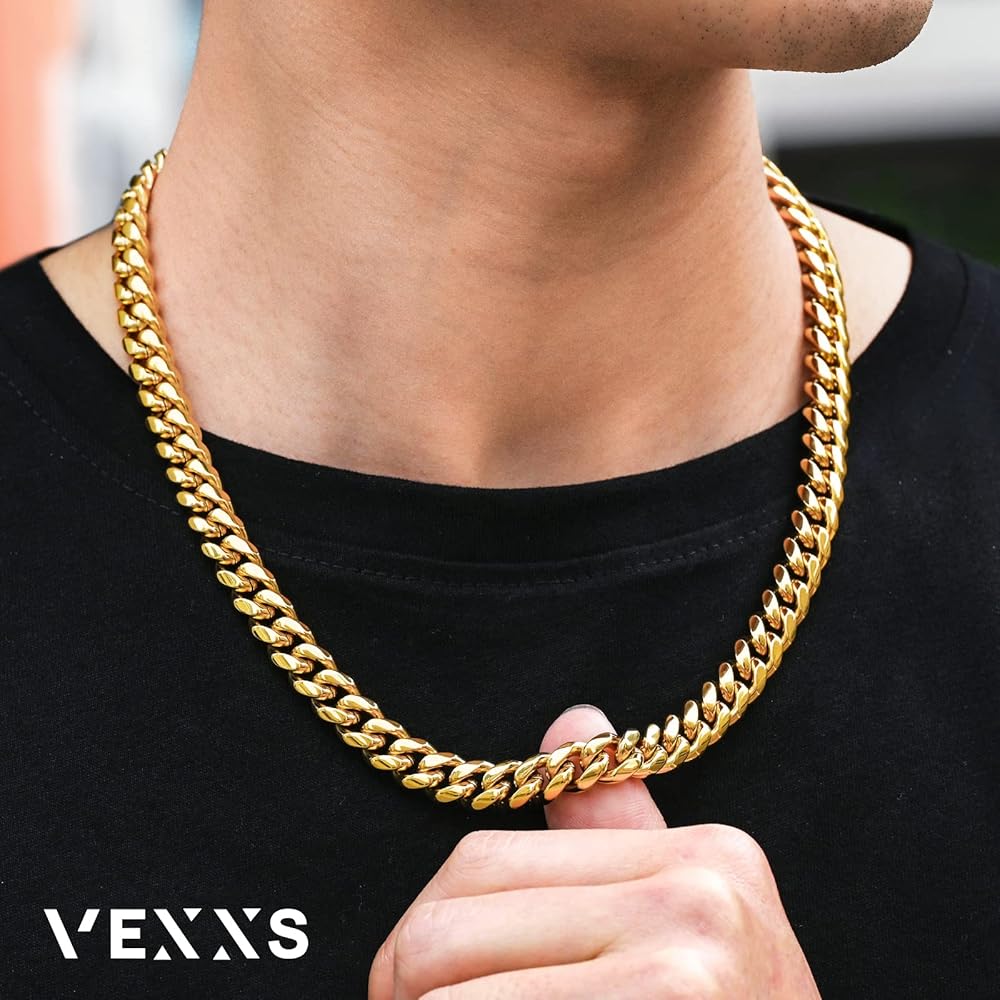 【60cm】【50cm】【10mm】【18K刻印あり】【Miami Cuban】 Miami Cuban