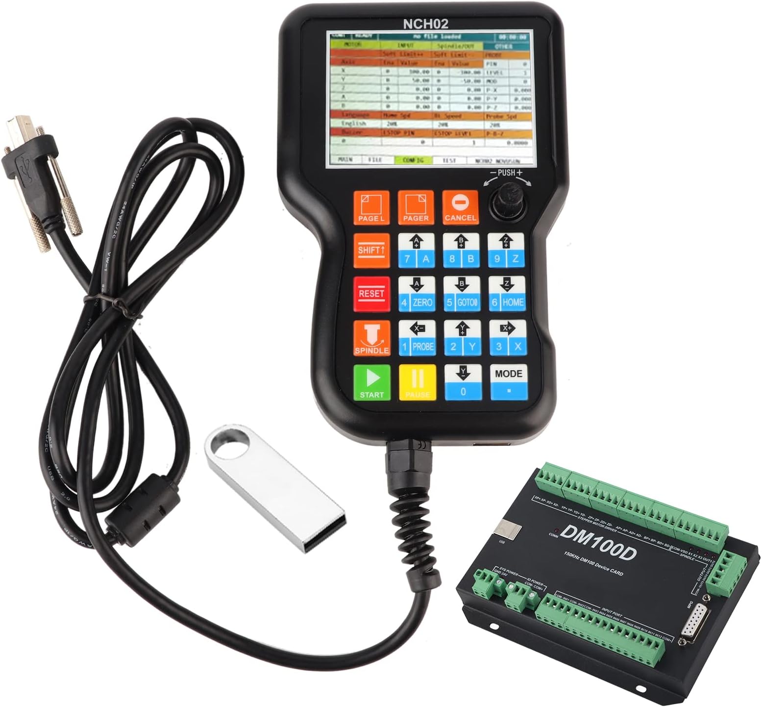 Hilitand CNC Numerical Control System 3 Types NC Card Axis Controller Board Motion Controller System with USB(3 Axis)