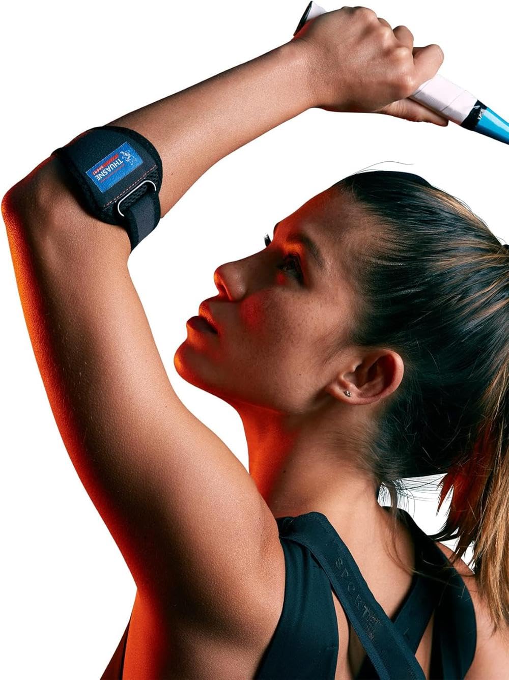 Thuasne Sport - Bracelet Anti-Épicondylite - Tennis Elbow, Golfer Elbow - Inserts en Silicone - Compression Ajustable - Dispositif Médical CE - Taille 1