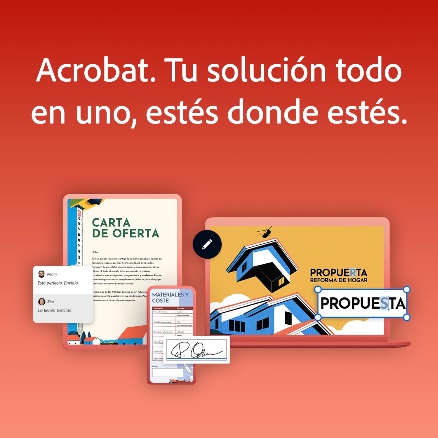 Adobe Acrobat Pro 1 Año PC Mac Descarga Digital