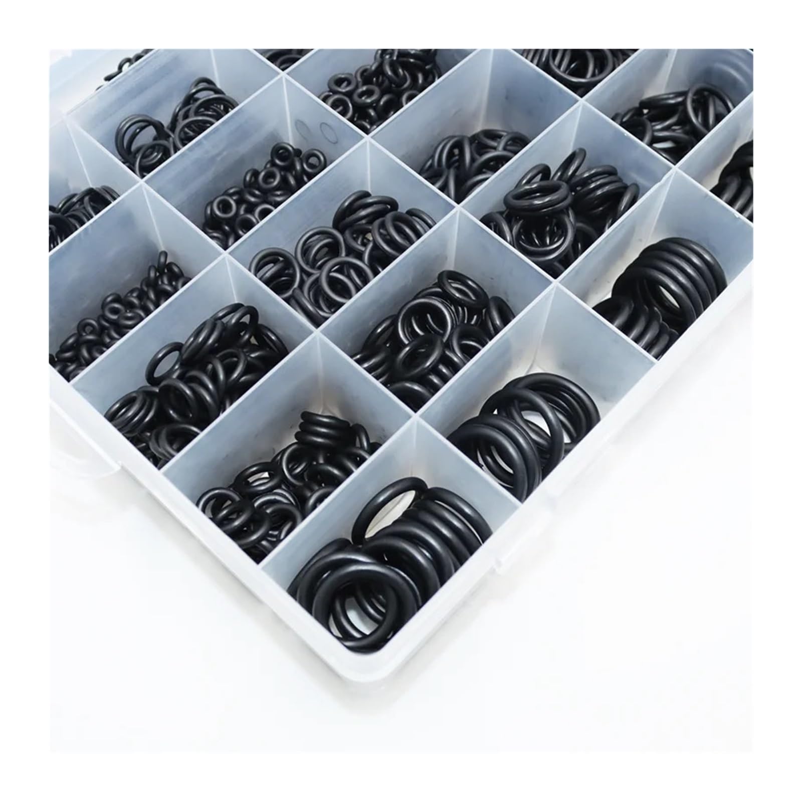 Arandela de sellado junta tórica caucho CS1.0-4.0mm, NBR negra, fontanería, kit juntas tóricas resistentes al aceite for aire acondicionado coche(3230pcs)