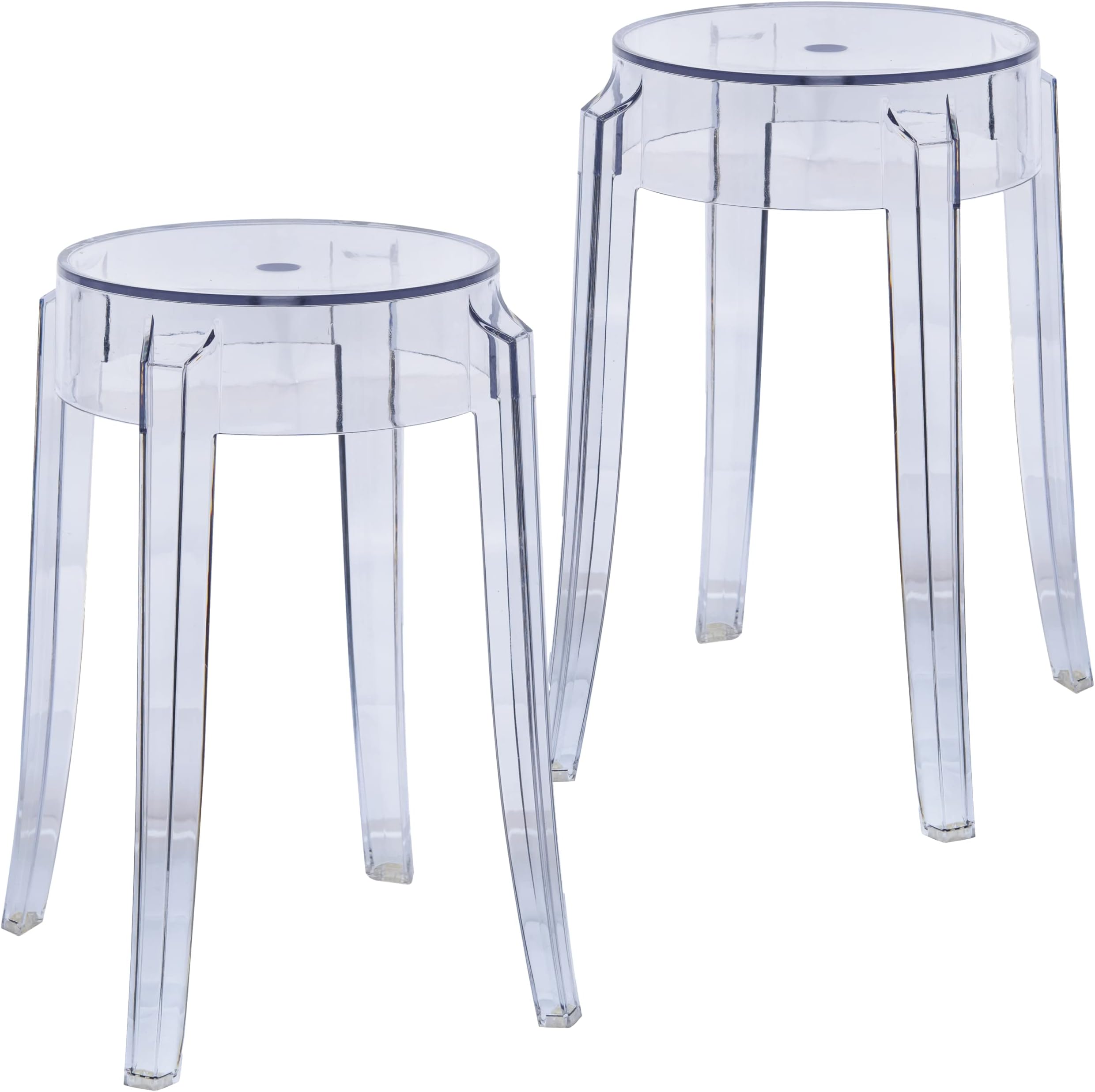 Amazon.com: BYBEST Multipurpose Stool Acrylic Low Stools Creative ...