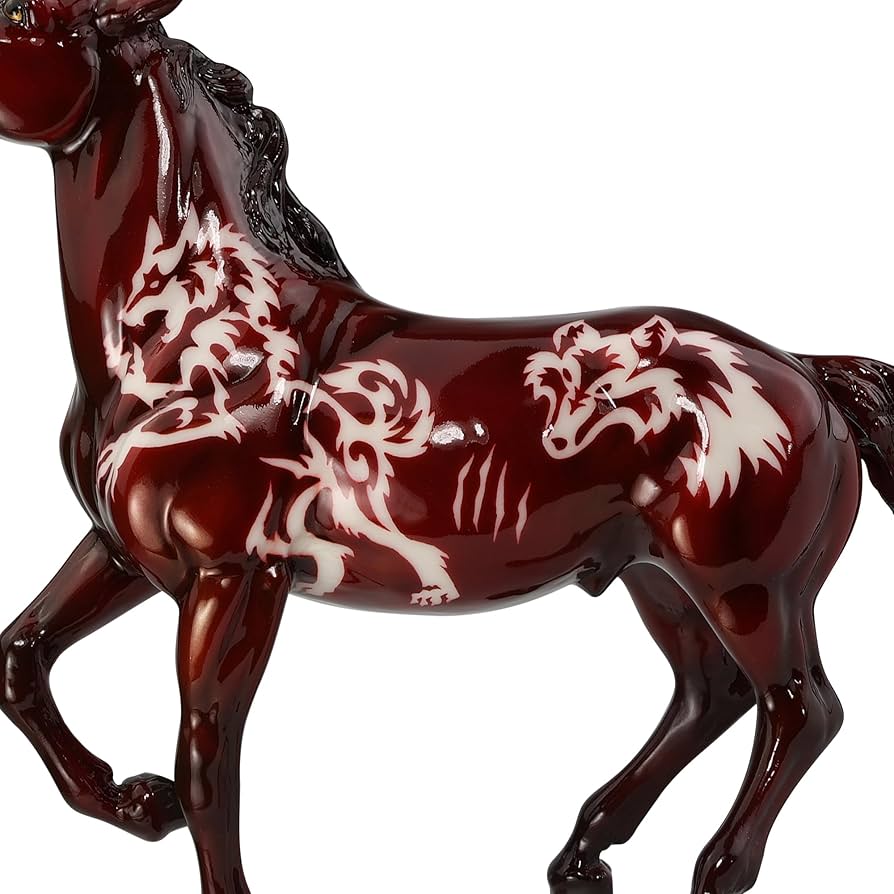 美品 フィギュア Breyer Hidalgo Stablemates Buffalo Bill Show プレイセット Amazon.com: Breyer Traditional Series | Beowulf | 2024