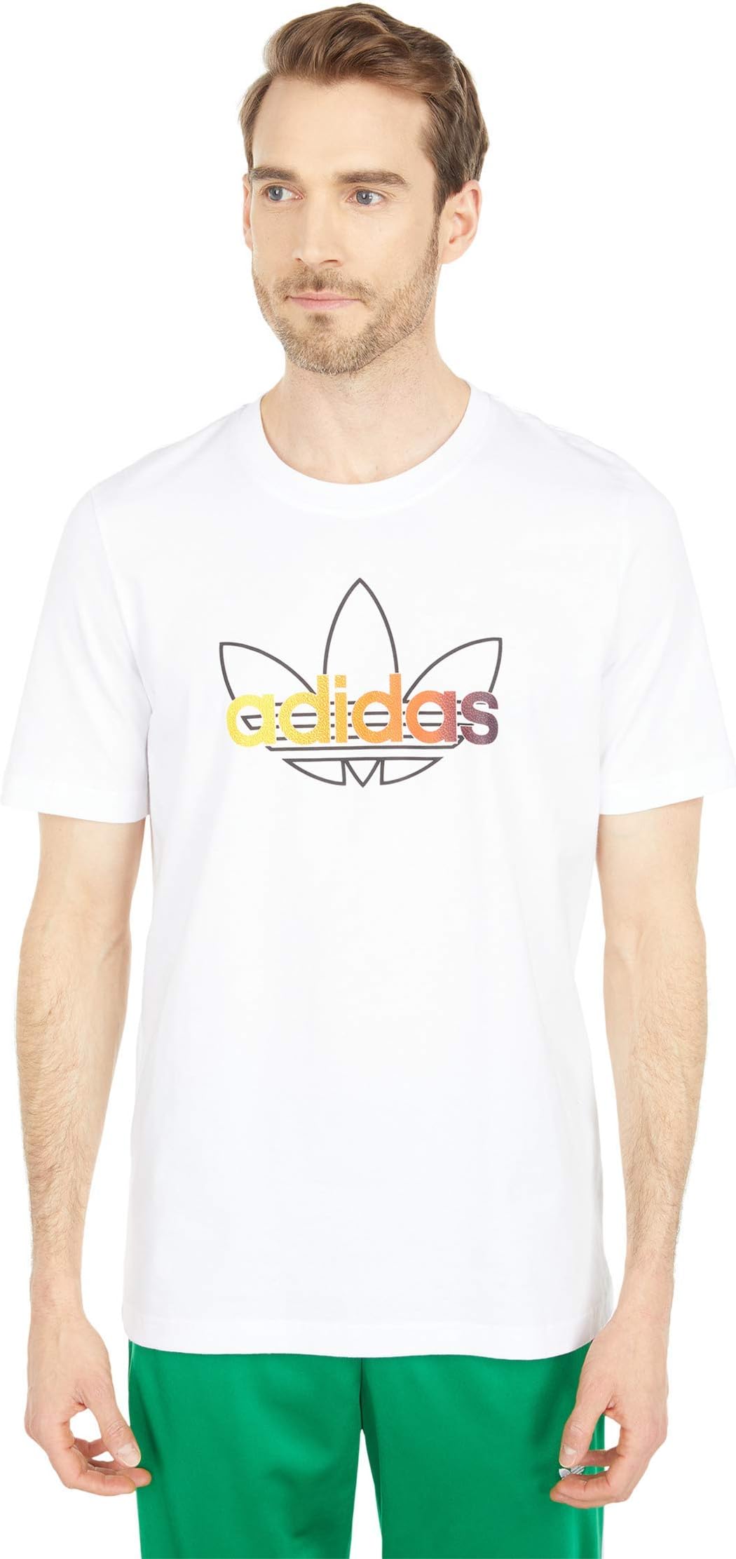 Sport Foundation Graphic Tee White/Multicolor SM