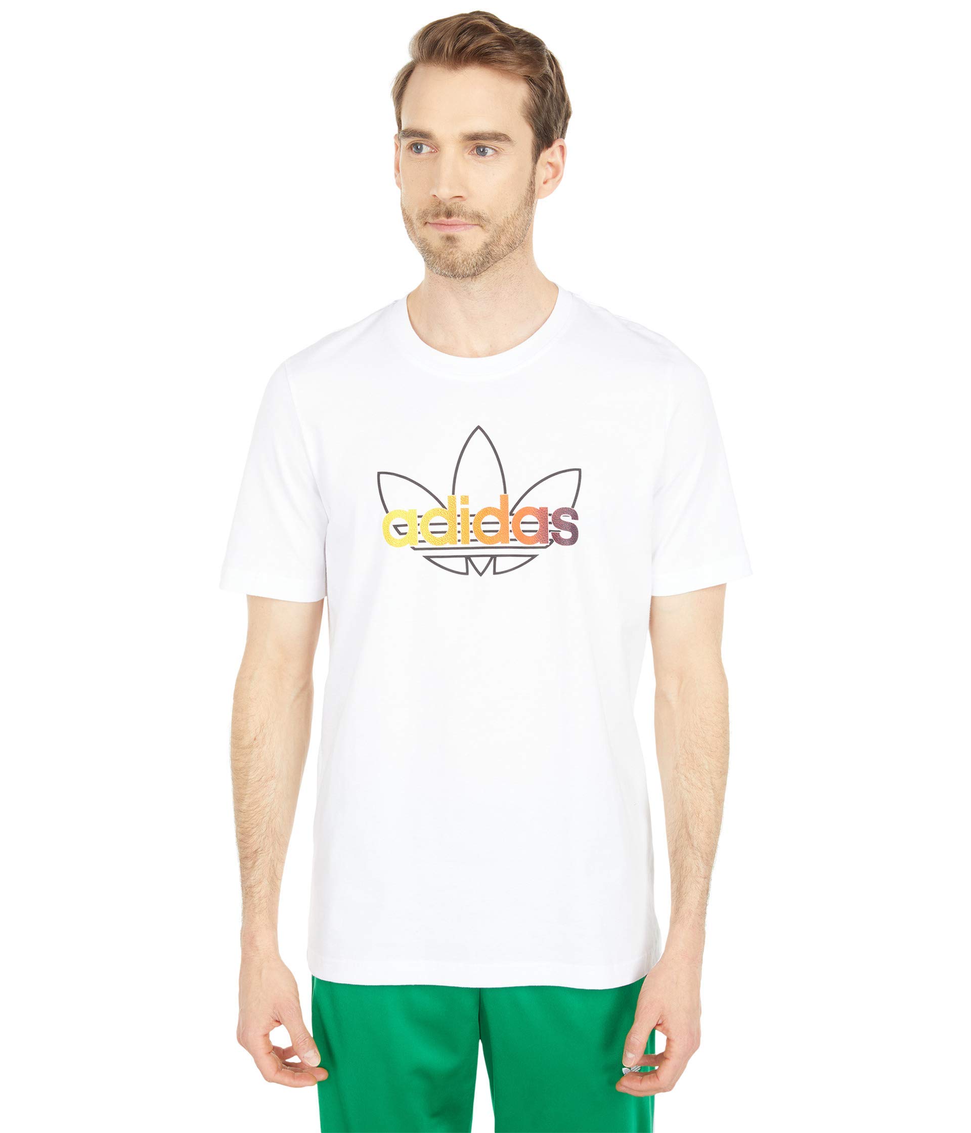 Sport Foundation Graphic Tee White/Multicolor SM