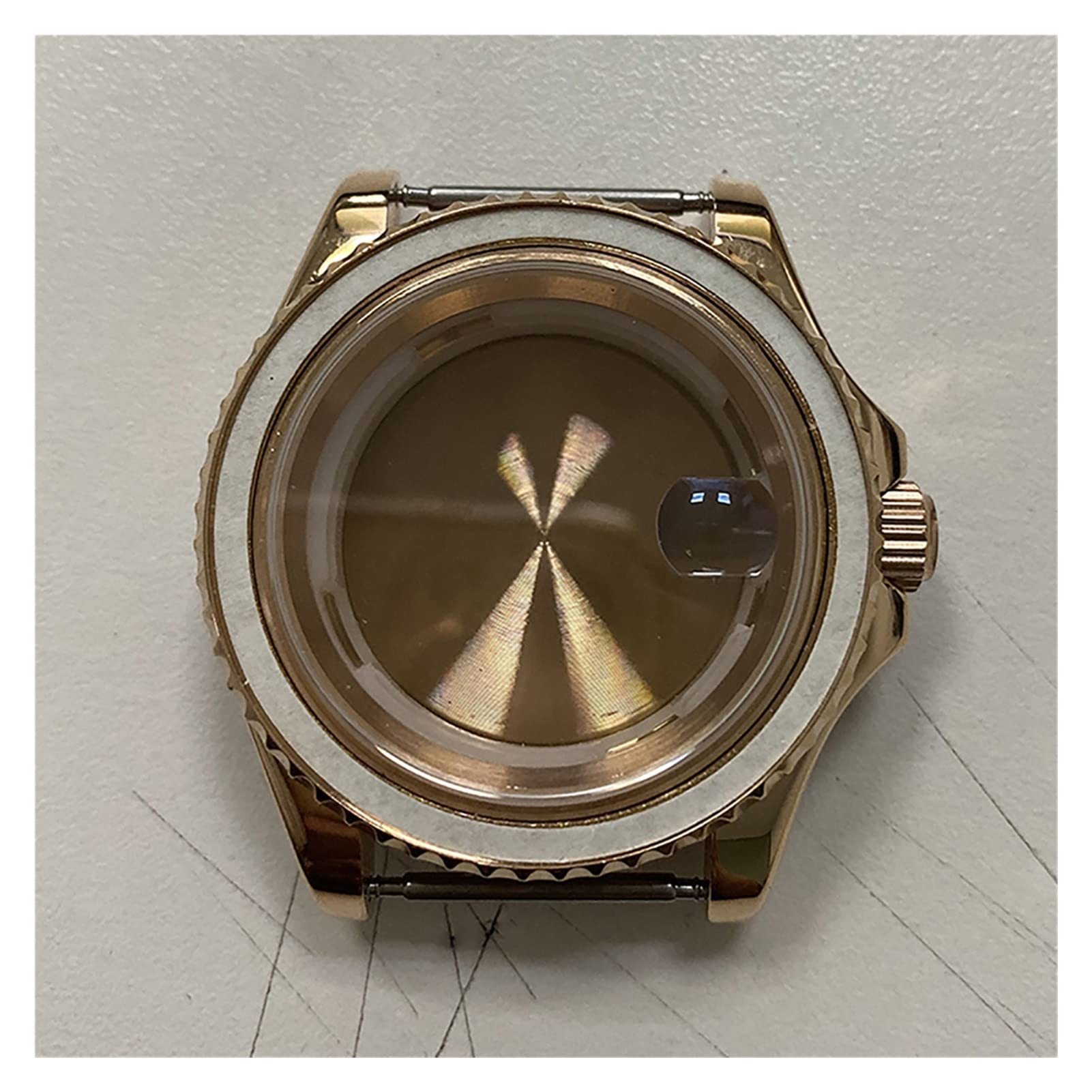 Caja de Reloj de Acero Inoxidable de 40 mm Compatible con Movimiento mecánico automático Mingzhu 2813. Tapa para Relojes 8215, 8200 y 821A. Accesorios para Relojes.