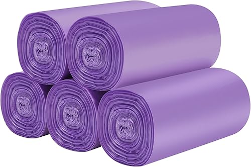5 rollos de bolsas de basura pequeñas  200 bolsas de basura pequeñas duraderas de 4 galones para el hogar, oficina, cocina, baño, dormitorio, forro