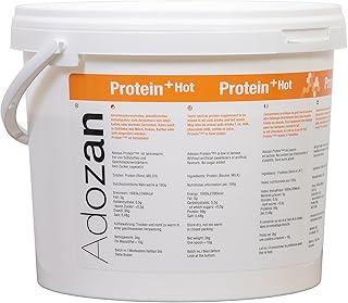 Adozan Protein +Hot | Protein Pulver Hitzebeständig bis 100°C | Eiweißpulver Ohne Zucker, Fett & Geschmack | Leicht Löslich, Geschmacksneutral Eiweiß für Speisen, Backen, Kochen, Getränke | 3kg