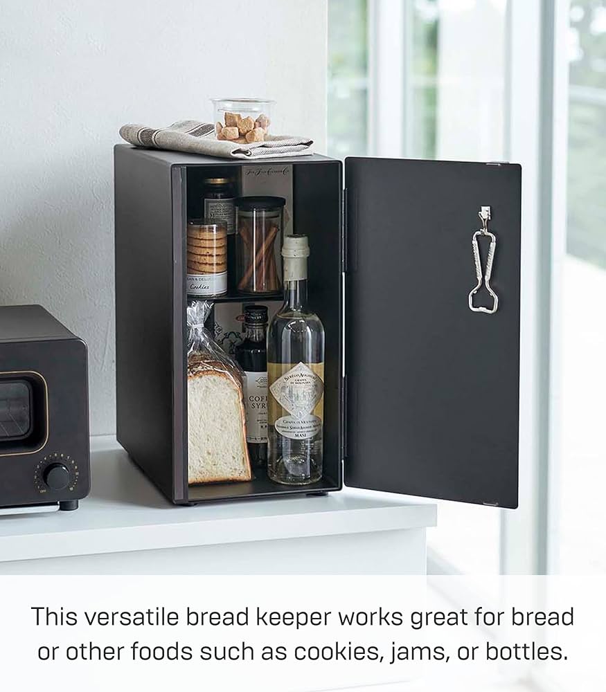 山崎実業 ブレッドケースタワー 04353BK 未使用品 ブラック 楽天市場】山崎実業 ブレッドケース タワー ブラック tower 黒