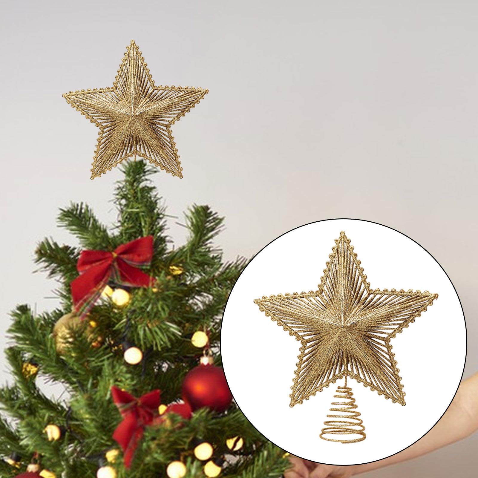 Amazon | Freneci クリスマスツリートップオーナメント、冬の