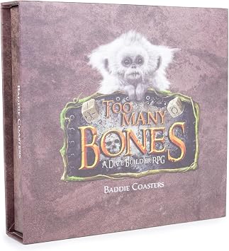 Chip Theory Games Too Many Bones Chip Coasters Baddies Premium Coasters for Protection and Style