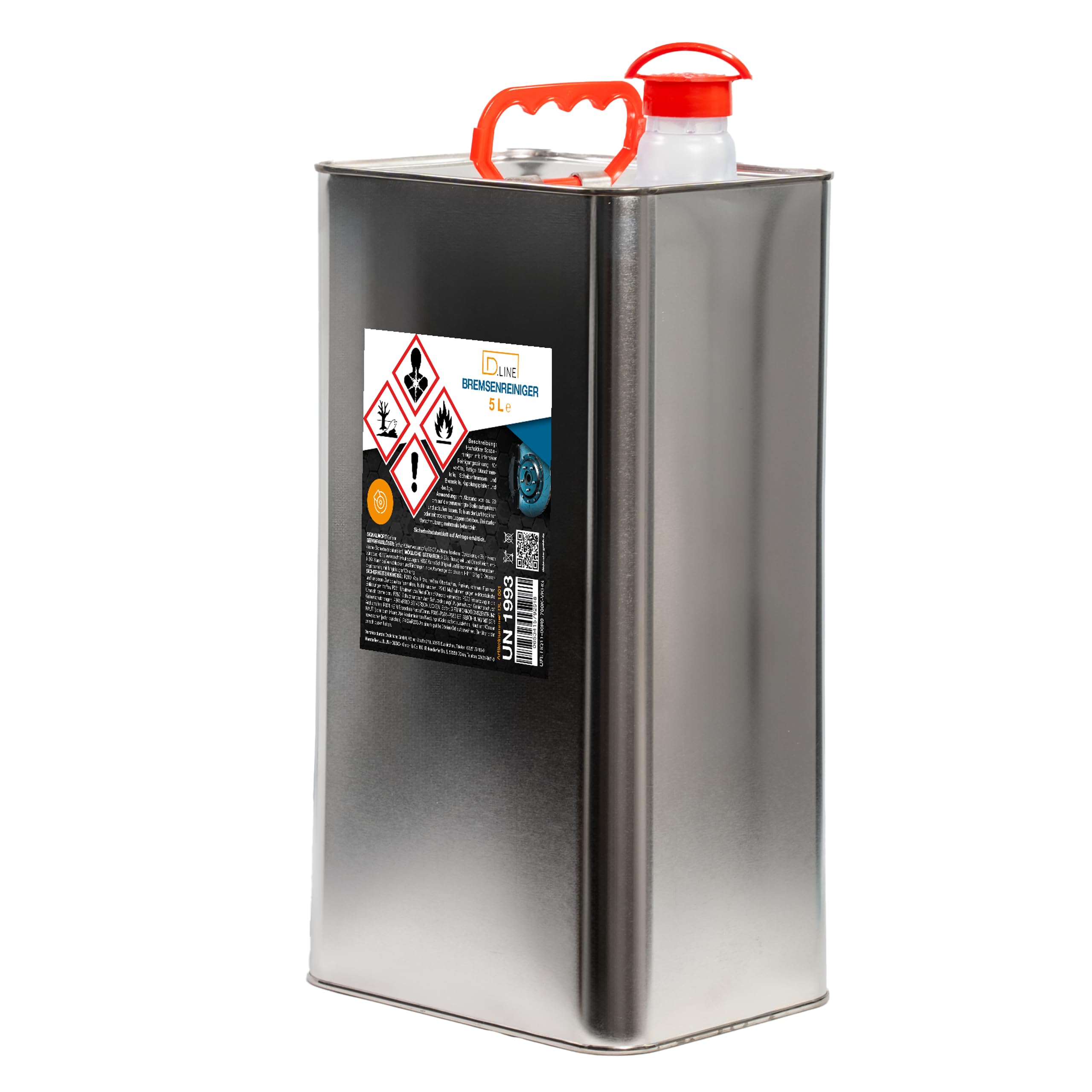 D.LINE Bremsenreiniger 5 Liter (1x 5 Liter)