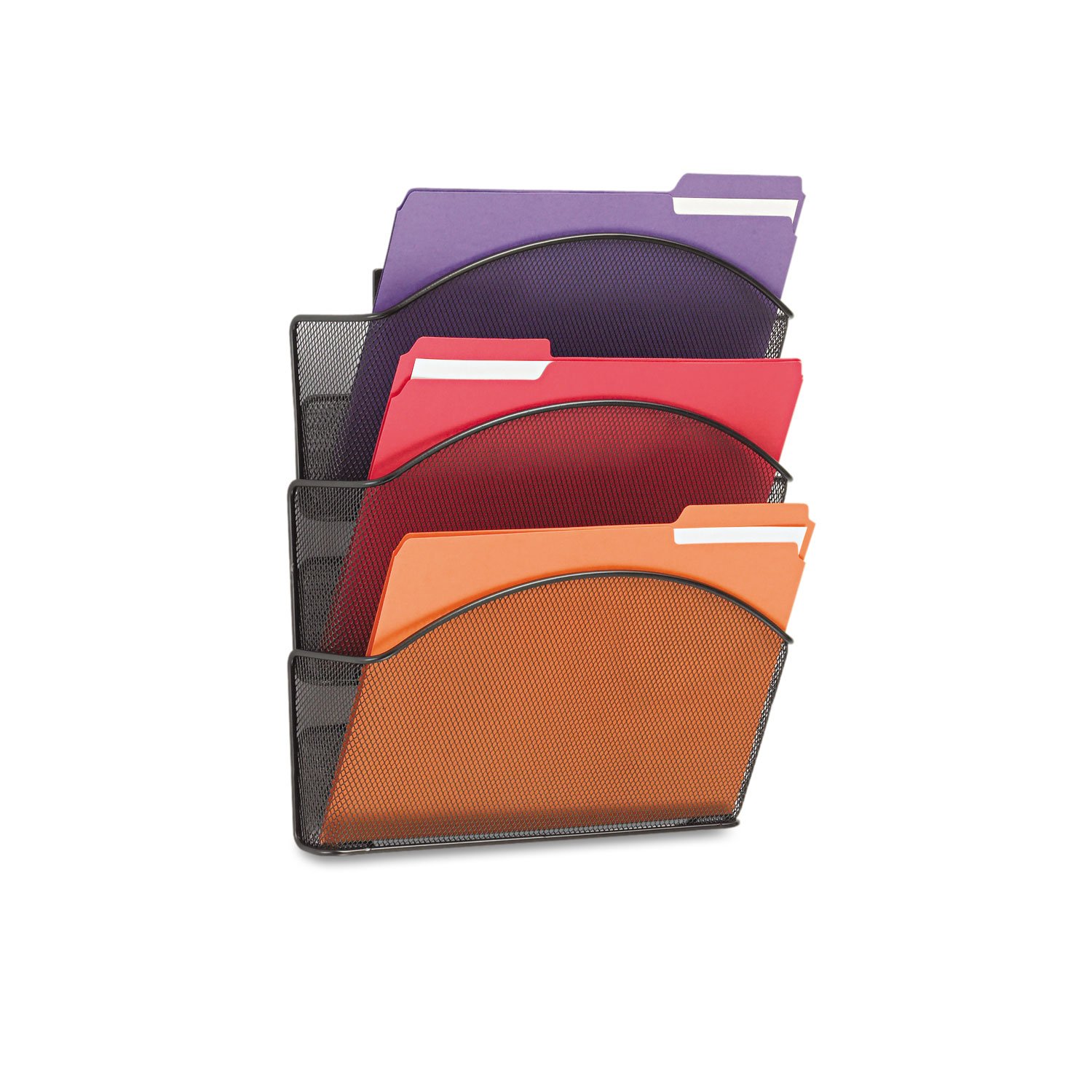 Amazon.com: Safco 5652BL Onyx Steel Triple Wall Pocket Letter