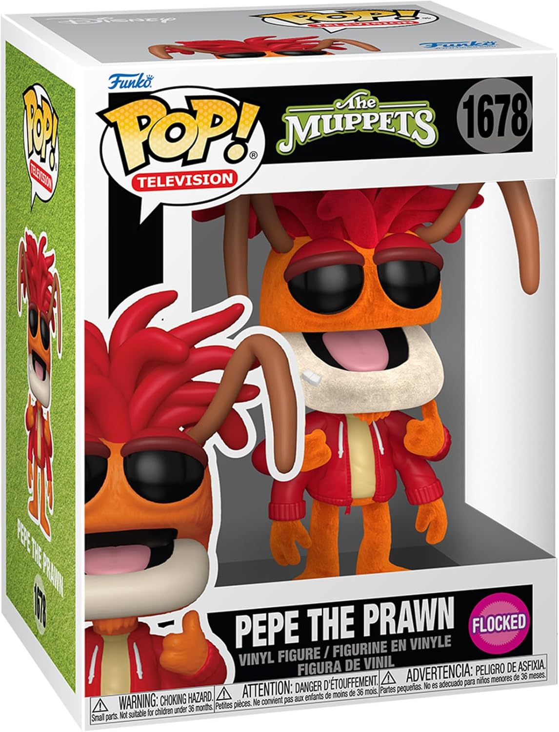Funko Pepe the Prawn (Flocked) (The Muppets) Pop! Specialty Series