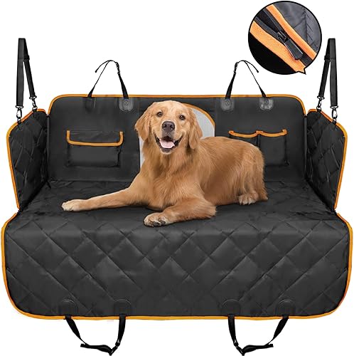 Miniatura 9 de Nobleza Extensor de asiento trasero para perro y mascota, protector de asiento trasero convertible antideslizante impermeable con ventana visual de