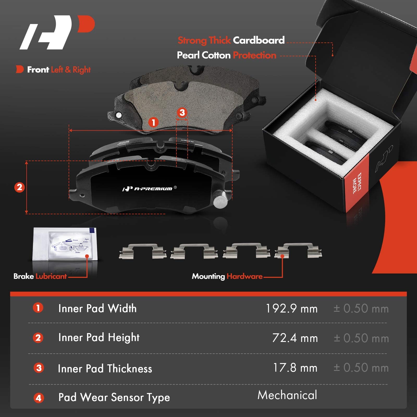 Front Brake Rotors & Ceramic Pads For 2010 - 2012 Range Rover Non - Foto 9