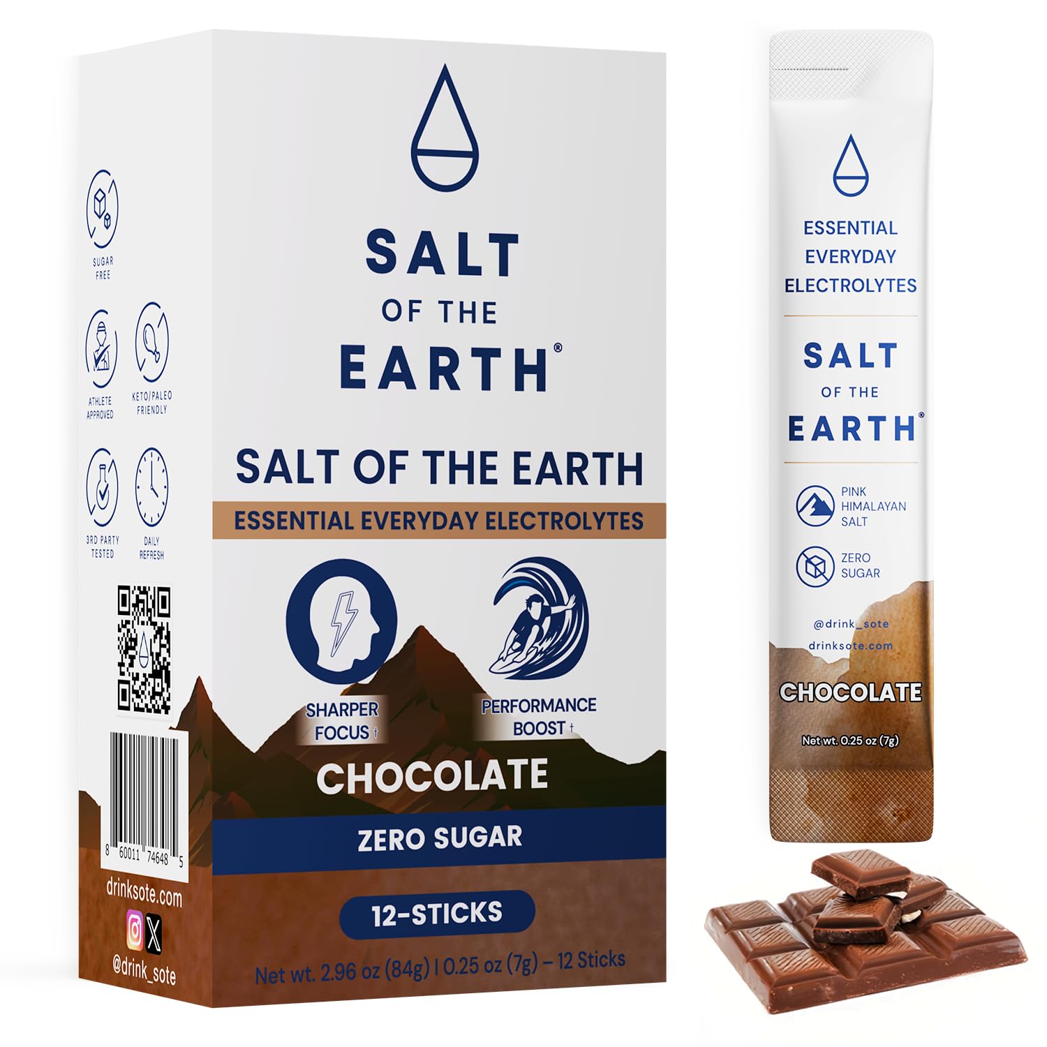 Amazon.com: Salt of the Earth Premium Zero-Sugar Electrolyte