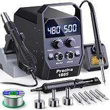 Preciva 960W 2-in-1 Soldering Iron Station with Hot Air Rework