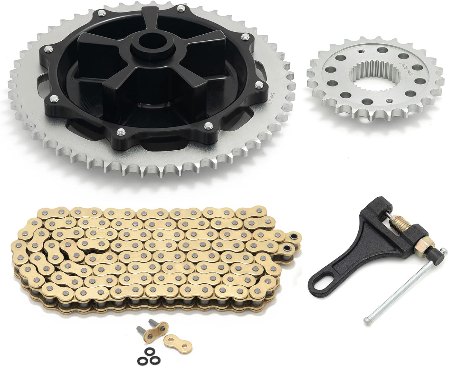 Tarazon cush drive 530 chain conversion kit transmission sprocket for harley davidson 2009-up touring twin cam and M8