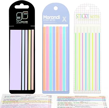 420 Pcs Mahjong Line Finder Reader Notes, Highlighter Tape Stripe, Purple | Transparent Sticky Mahjong Cards Rule Reader, Mahjong Accessories for Player, Beginner, No Adhesive Residue & Reusable